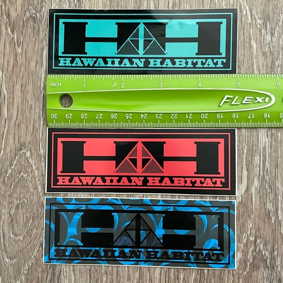 Exclusive! Choice of 1 Limited Edition Hawaiian Habitat HH Logo Sticker - Picture 2 of 4